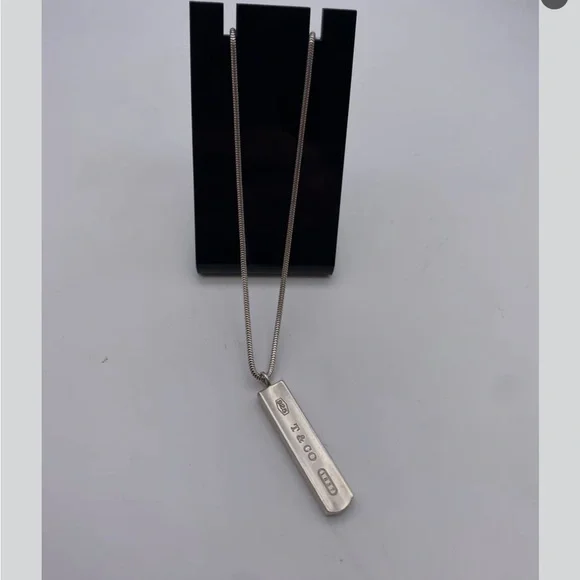 Tiffany & Co. Silver Bar Necklace - Picture 4 of 8